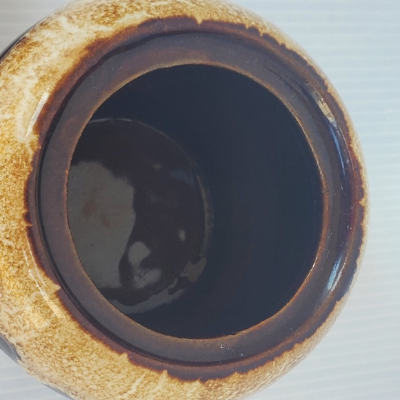 Vtg Roseville Robinson Ransbottom Pottery RRP Brown Drip Glaze Crock Set Pitcher - Picture 9 of 12